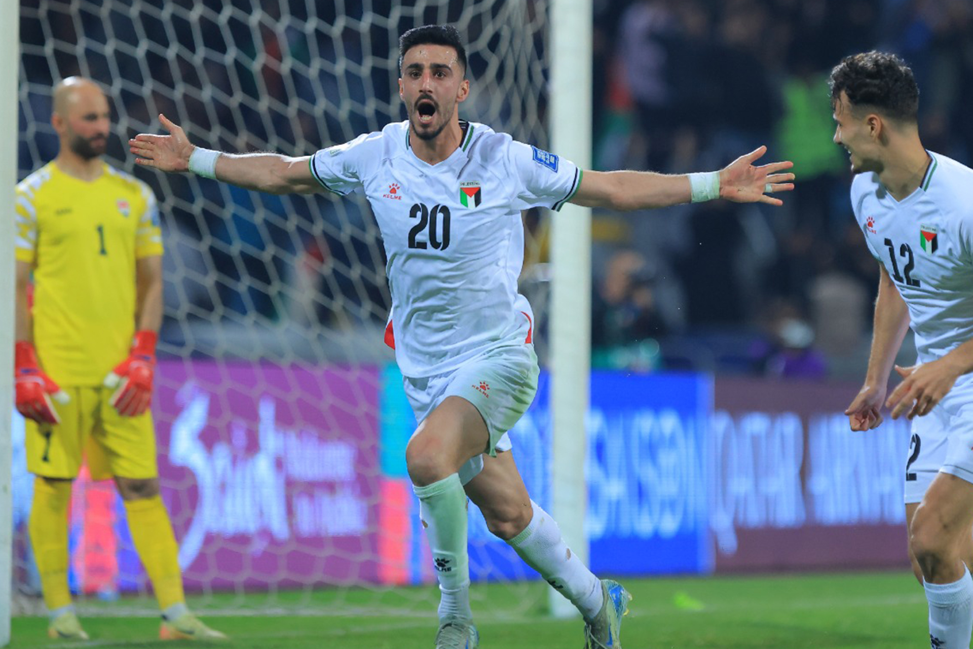 نتيجة وملخص أهداف مباراة فلسطين ضد العراق في تصفيات كأس العالم 2026