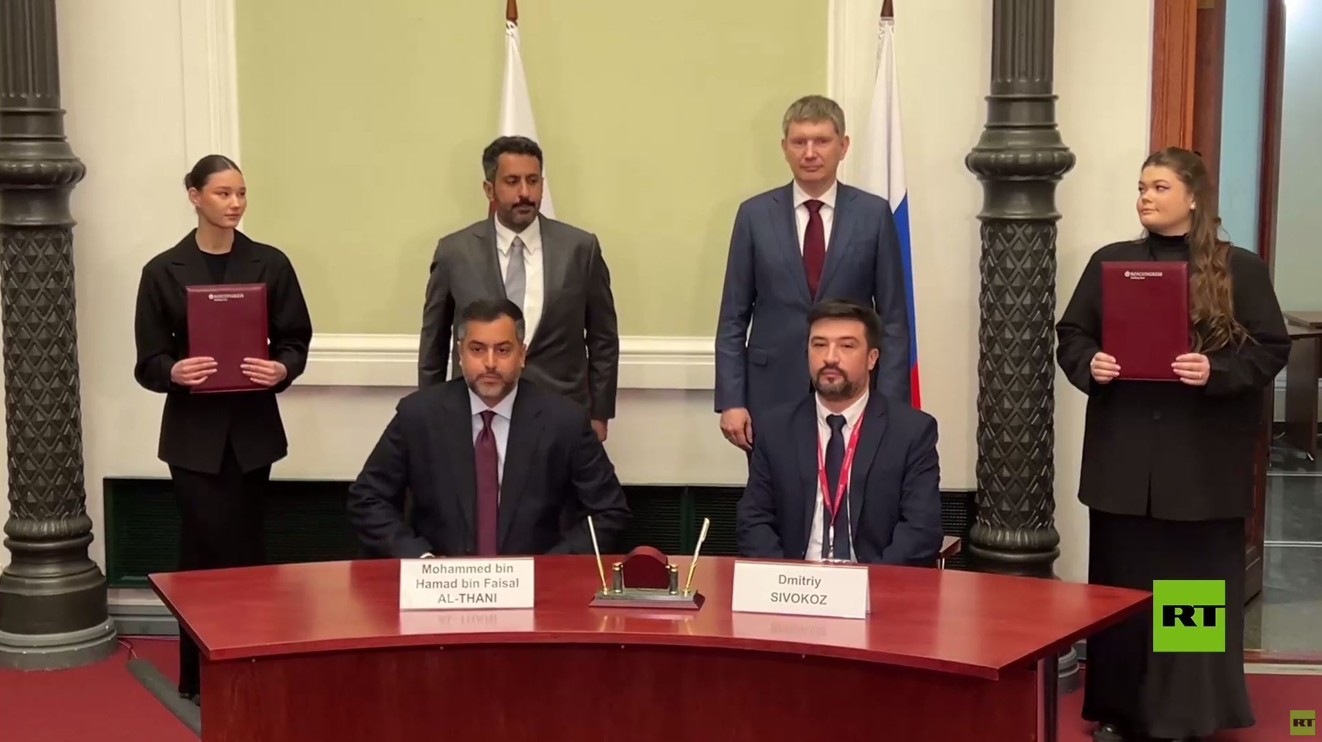 توقيع مذكرة تفاهم بين روسيا وقطر على هامش زيارة أمير قطر إلى موسكو