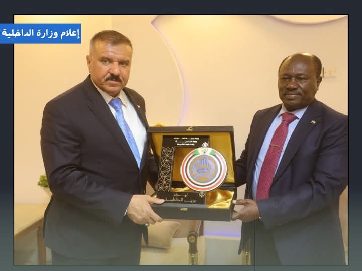 وزيرا الداخلية السوداني والعراقي يبحثان تعزيز التعاون الأمني