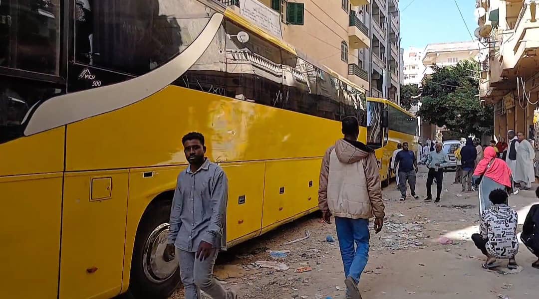 السودانيون يعودون للوطن من الإسكندرية