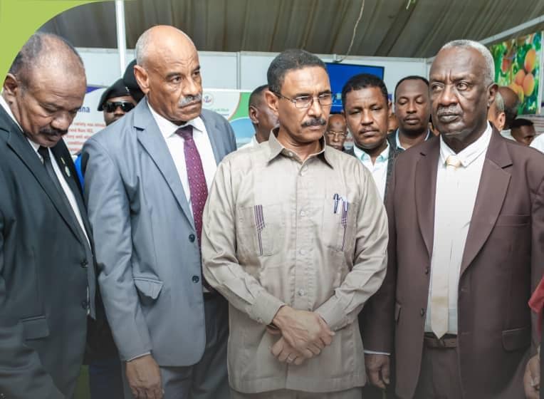 جناح اخضر للبنك الزراعى السودانى فى المعرض الزراعى بولاية كسلا