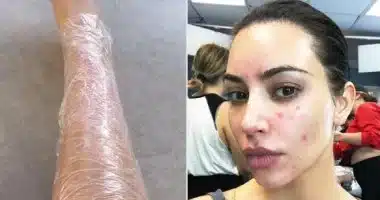كيم كاردشيان تغلف جسدها بالبلاستيك.. فما القصة؟
