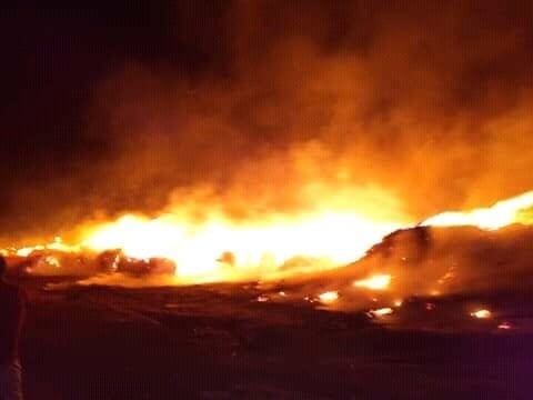 بسبب نزاع بين شخصين.. حريق يقضي على سوق مخيم نازحين بشمال دارفور