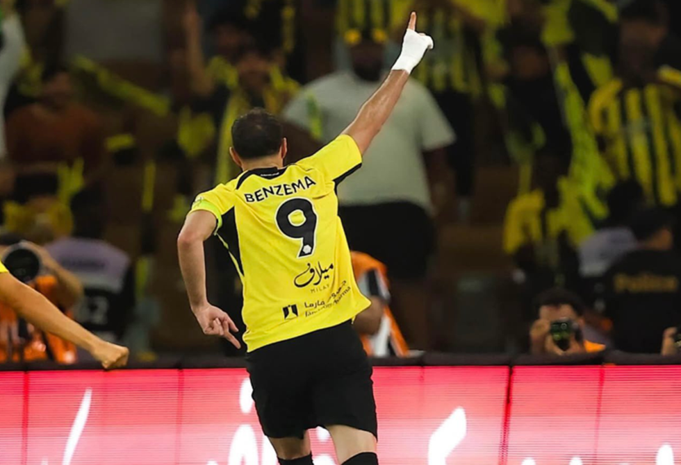 بنزيما يتفاعل مع تتويج الاتحاد بلقب الدوري السعودي (صورة)