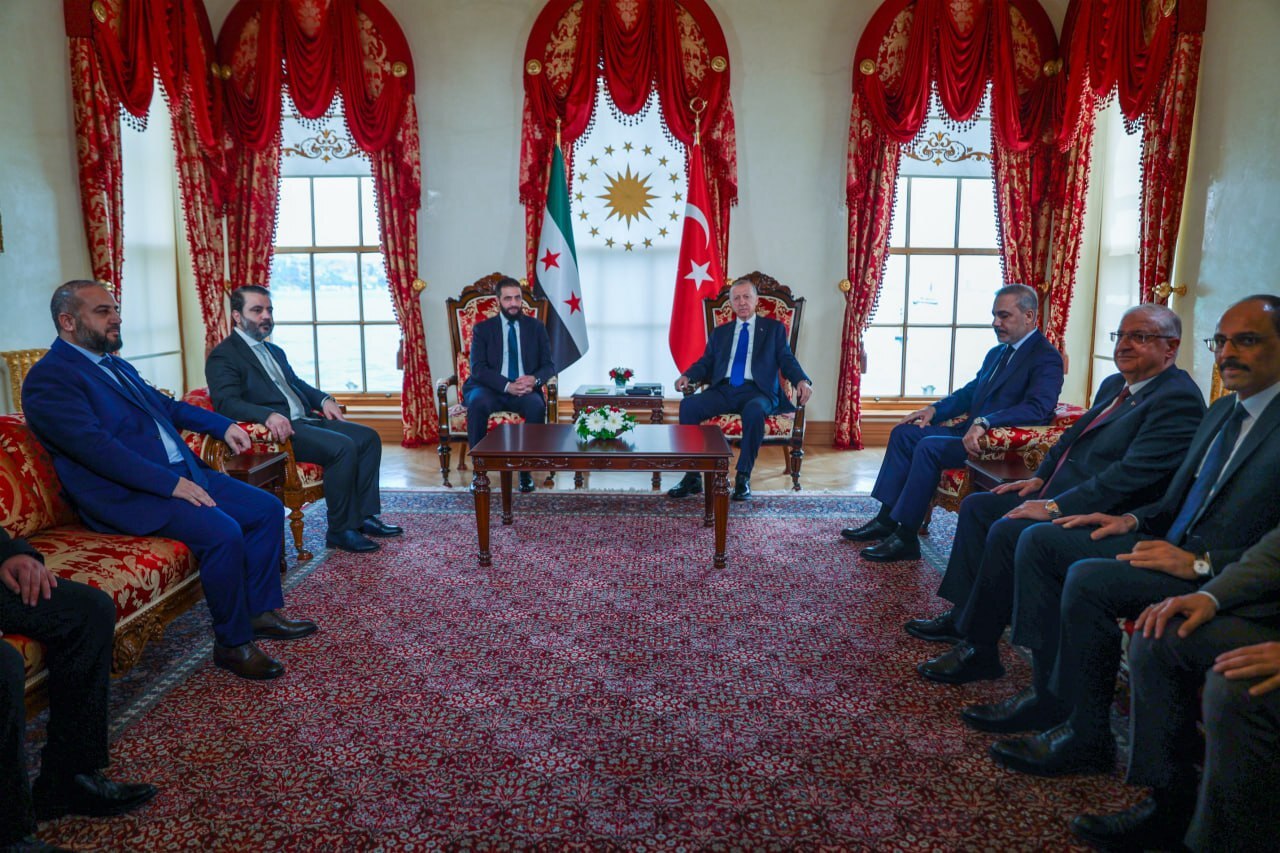 أردوغان خلال لقاء مع الشرع: احتلال إسرائيل وعدوانها على الأراضي السورية أمر غير مقبول