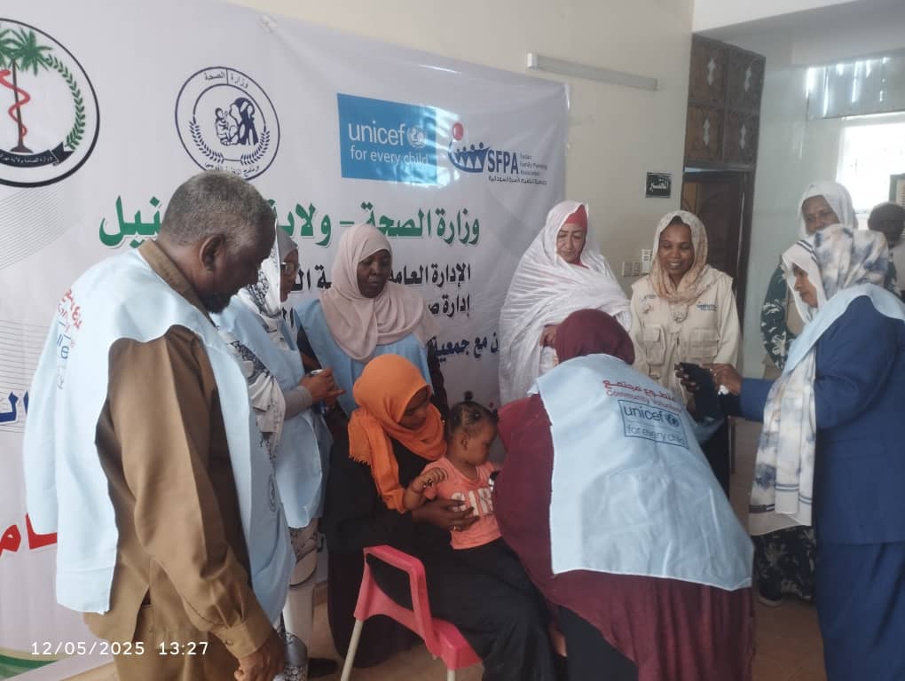 جمعيه تنظيم الاسرة بنهر النيل تبحث عن الحالات الجديدة في برنامج التغذية المتكاملة بتمويل اليونسيف