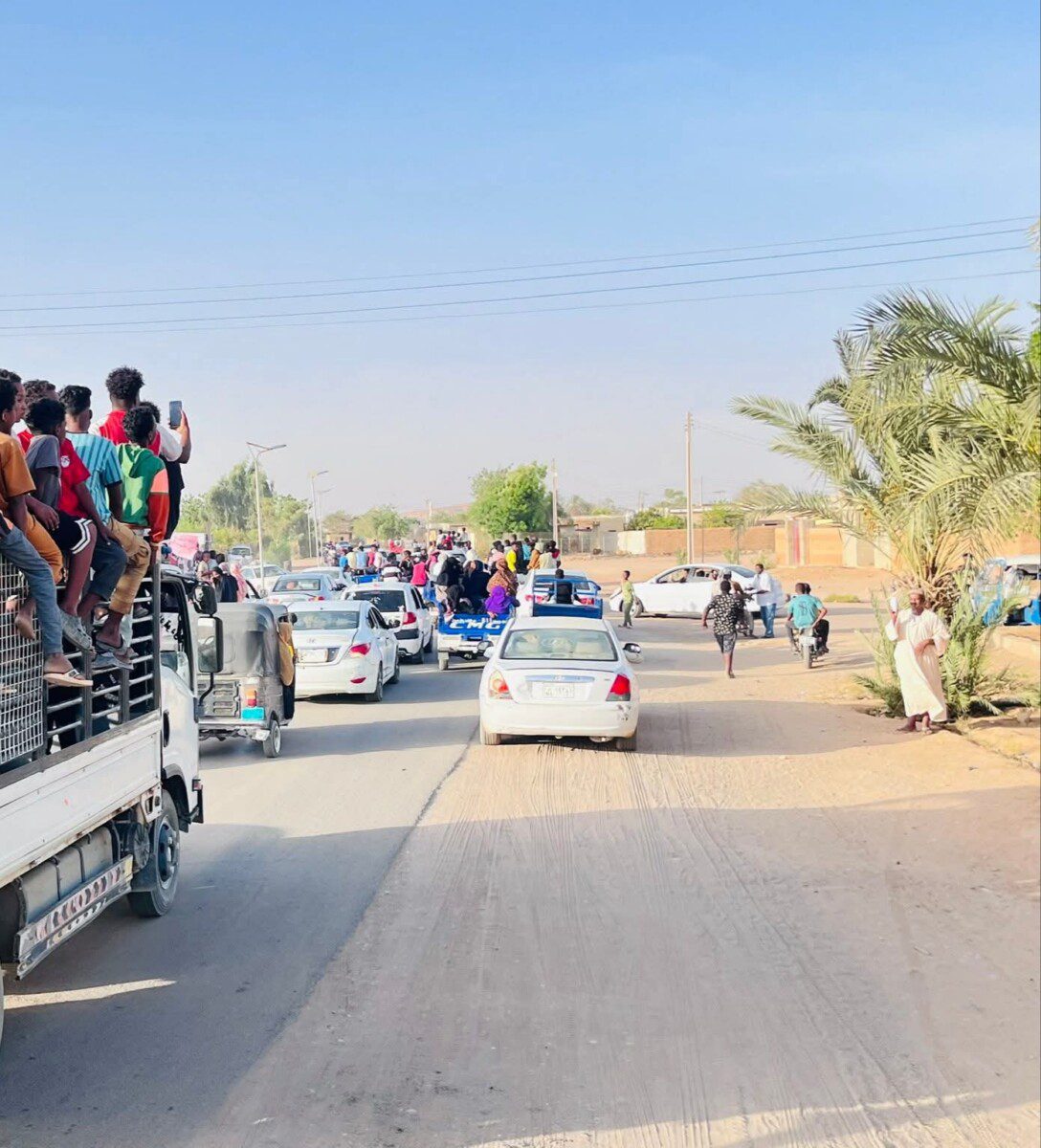 احتجاجات واسعة واغلاق للطرق السفرية في وادي حلفا بشمال السودان