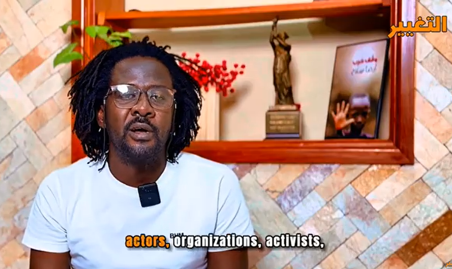 ناشط سوداني يتحدث لـ«التغيير» عن أزمة الحرب ومعركة الخطاب.. فيديو