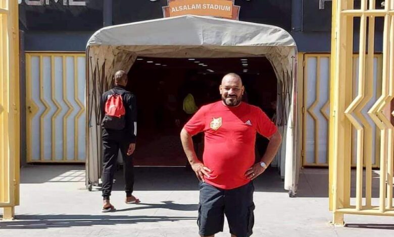 القنصل حازم مصطفى يُعيد إعمار إستاد مدني
