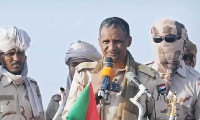 قائد الدعم السريع: جهاز المخابرات خطط لاشعال حرب 15 أبريل لاستمرار “الاخوان” في السلطة