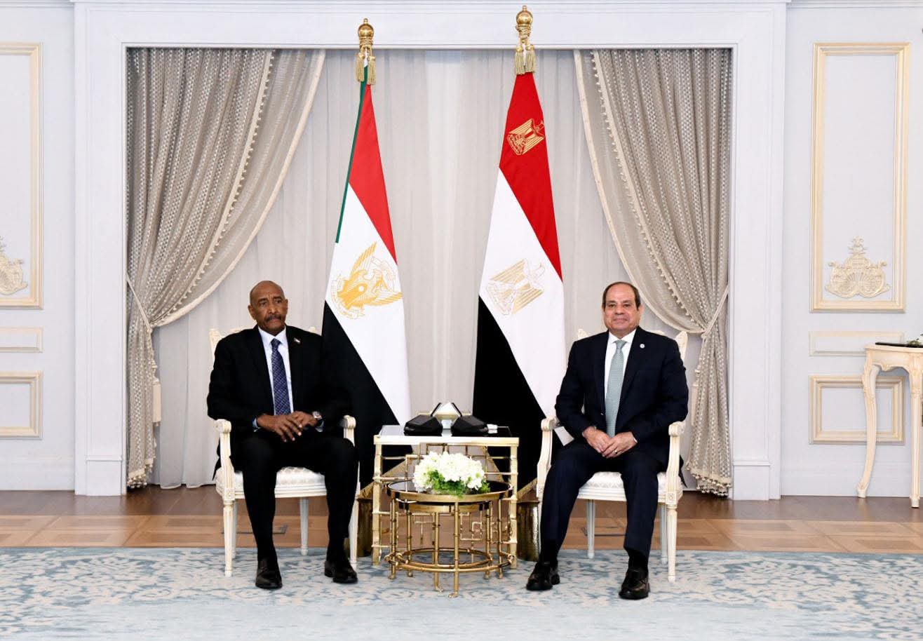 السيسي والبرهان يؤكدان تطابق الرؤى بشأن الأمن القومي والمائي