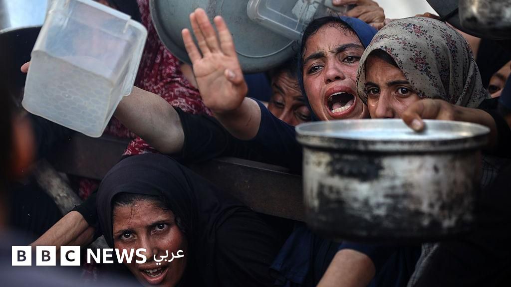 "لم يقتلني السرطان، ولكني قد أموت جوعاً"، نساء وأطفال يخاطرون بأرواحهم للحصول على فتات الطعام في غزة