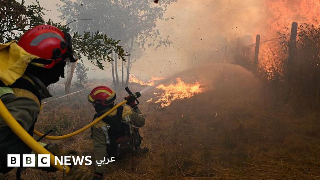 اشتعال حرائق غابات في جنوب أوروبا وارتفاع درجات الحرارة إلى 40 درجة مئوية