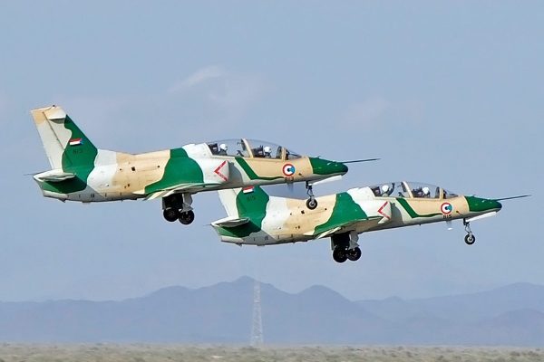 سلاح الجو ينفذ غارات مركزة على مواقع وتحركات المليشيا غرب الأبيض